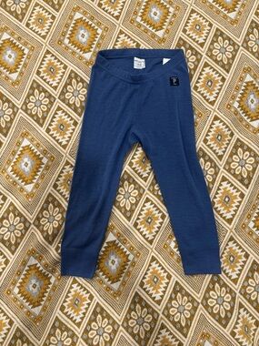 Polarn O. Pyret Merino Wool Thermal Leggings | Size 1-2Y (86/92)